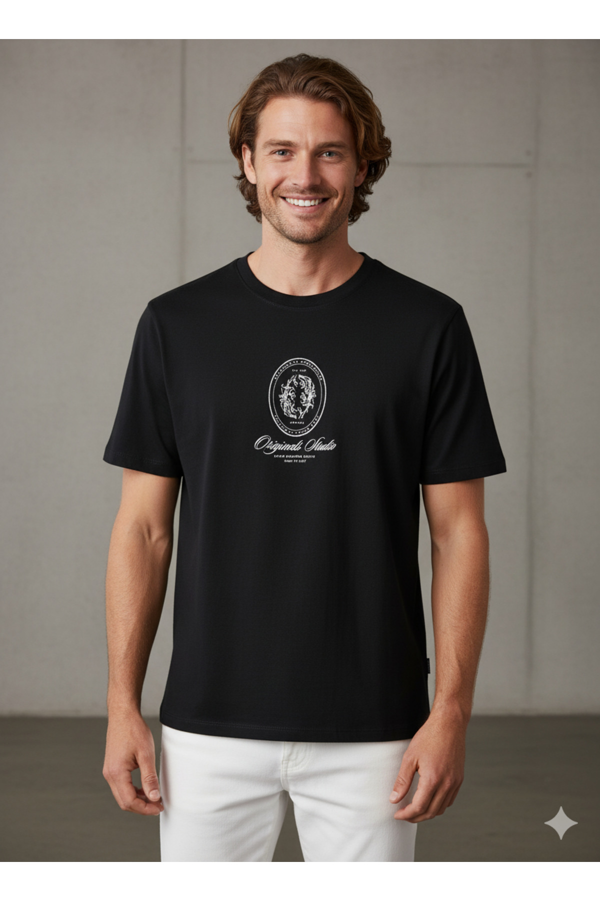 تیشرت مردانه Dijital Baskı آستین کوتاه | جک اند جونز Jack & Jones 12286609 - تصویر 3