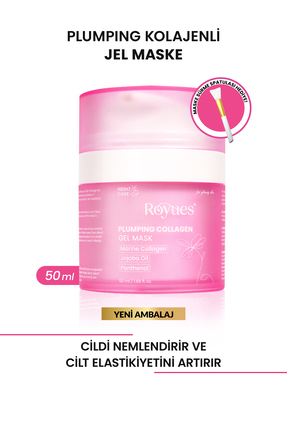 Royues Soyulabilen Kolajen Jel Maske Cam Cilt Yüz Maskesi Soyulabilir Kolejen...