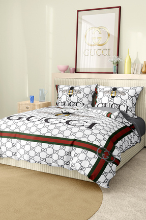 Marcalanya Nevresim Takımı Çift Kişilik Pamuklu Saten Kumaş 6 Parça 3d Digita...