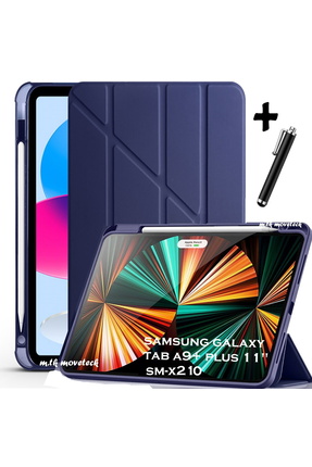 m.tk moveteck Samsung Galaxy Tab A9 Plus 11 Inç Uyumlu Kılıf Kalem Bölmeli Uy...
