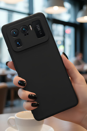 Hatreds Xiaomi Mi 11 Ultra İçin Uyumlu İçi Kadife Sıvı Silikon Kılıf