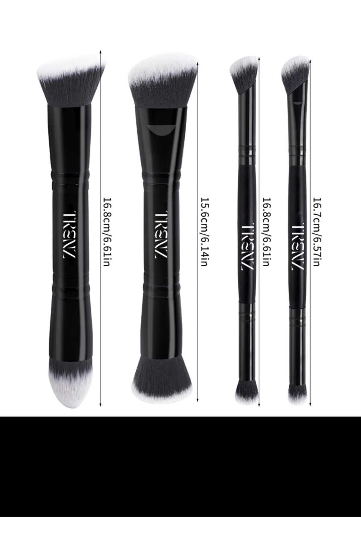 مجموعة فرش مكياج مزدوجة الأطراف - S02