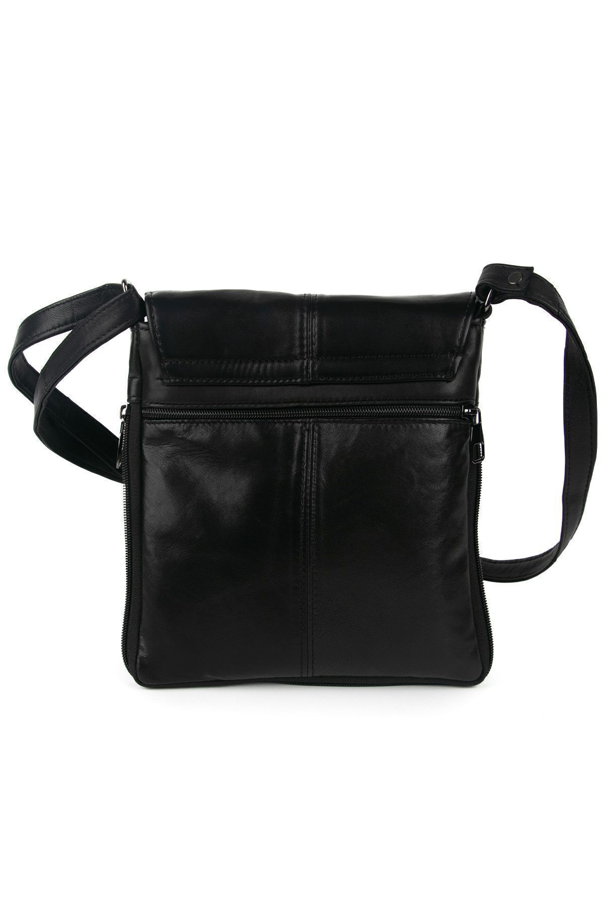 GIFT MALL  Hakiki Deri Postacı Çantası Premium Deri Omuz Çantası - Görsel 4