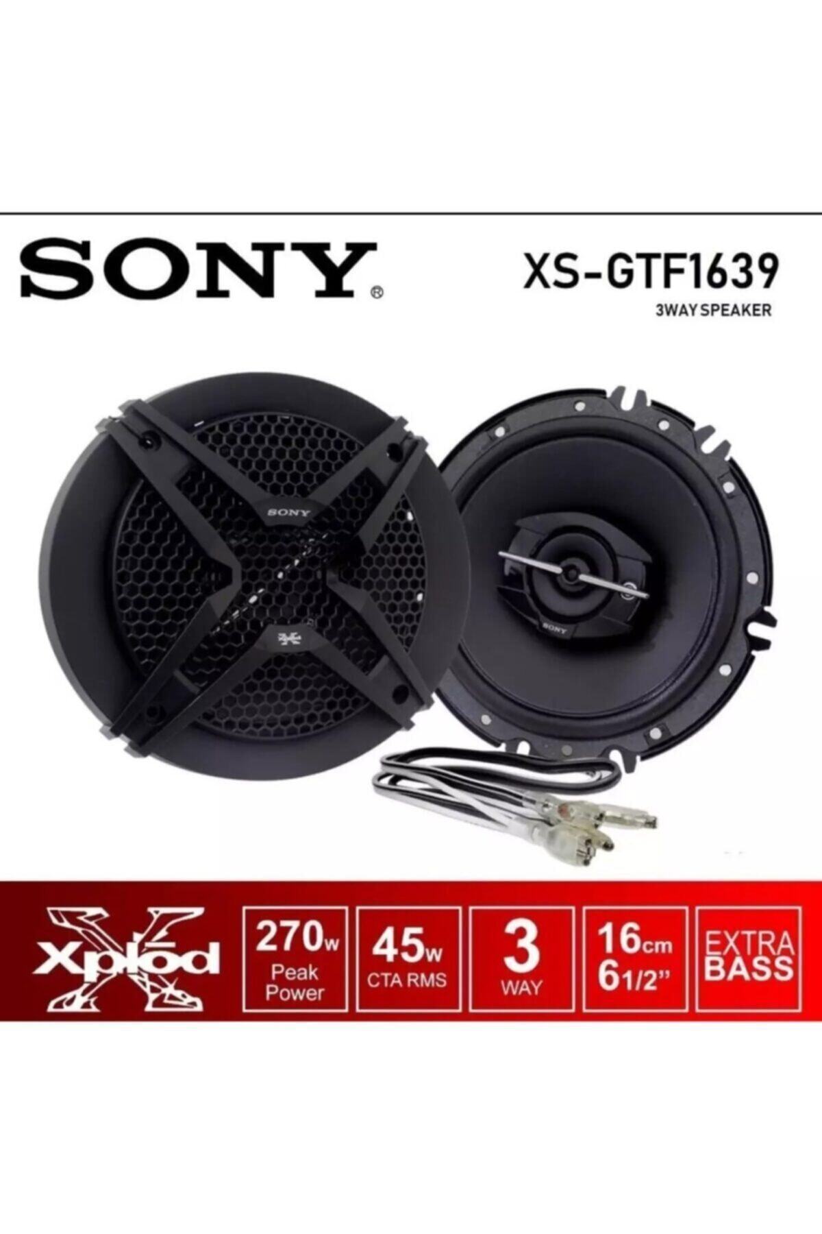 Sony Xs-gtf1639 270 Watt 16 Cm Yuvarlak 3yollu Oto Hoparlör