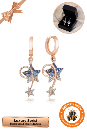 Lucente Jewellery Işıklı Hediye Kutulu Kuyruklu Yıldız 925 Ayar Rose Gümüş Ka...