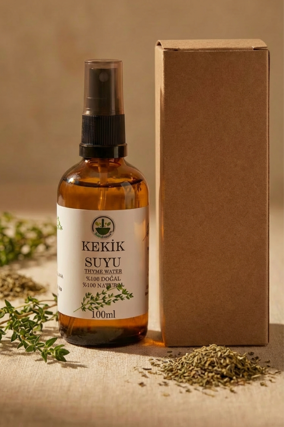Yağı Alınmamış Kekik Suyu (Kekik Hidrosolü – Origanum vulgare) 100 ml — ERTGDFGDF-234DSFSD-DFH — تصویر 3 از 3