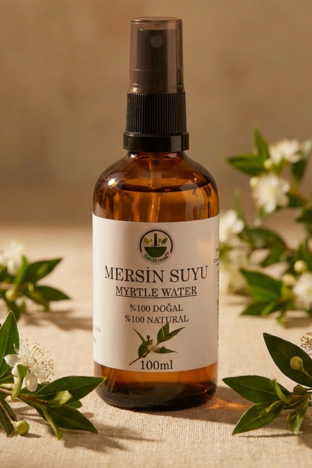 Mersin Suyu (Mersin Hidrosolü – Myrtus communis) Tonik 100 ml — mersin-su-100-REYC