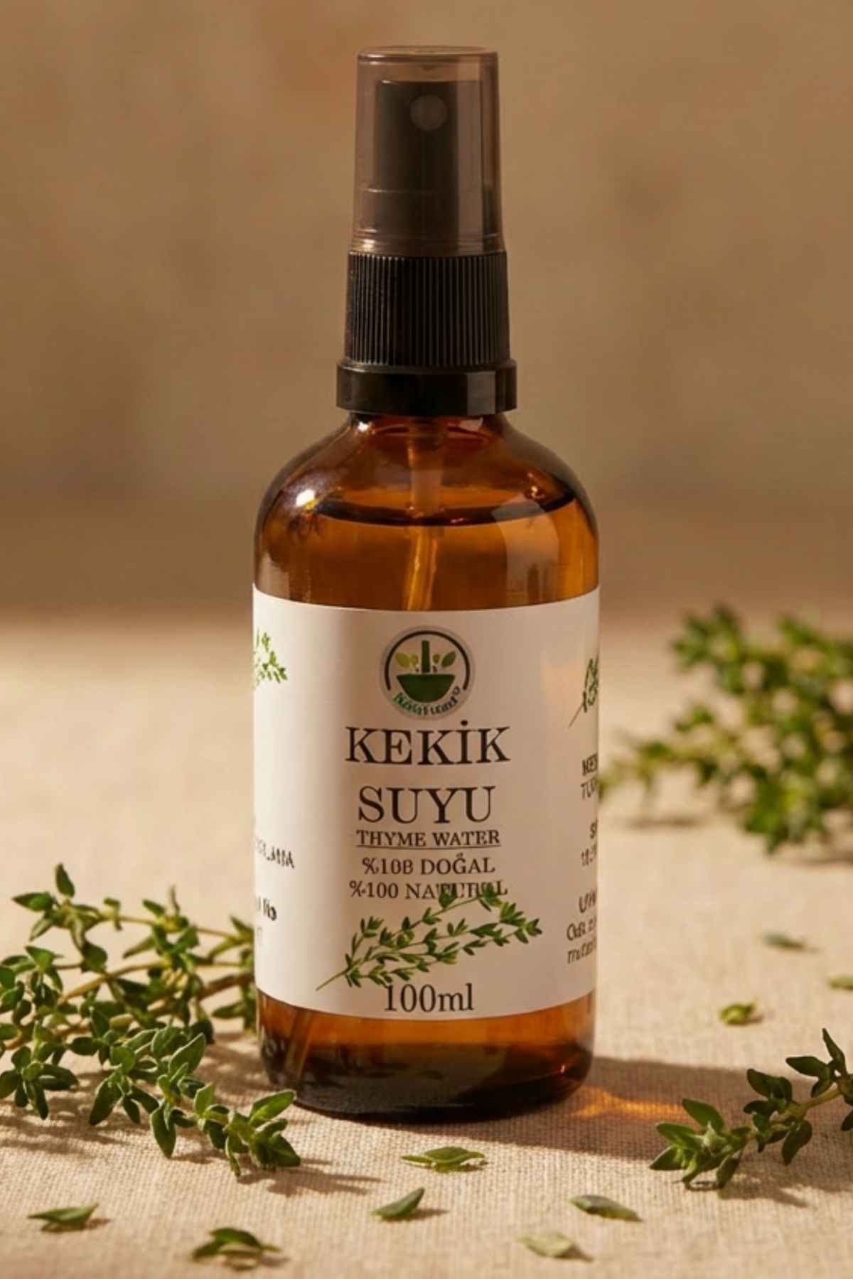 Yağı Alınmamış Kekik Suyu (Kekik Hidrosolü – Origanum vulgare) 100 ml — ERTGDFGDF-234DSFSD-DFH