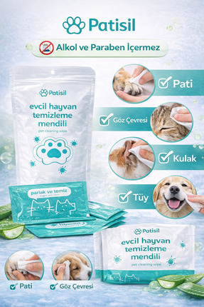 Patisil Pati Ve Tüy Temizleme Mendili Tekli Mendil 10 Lu Paket