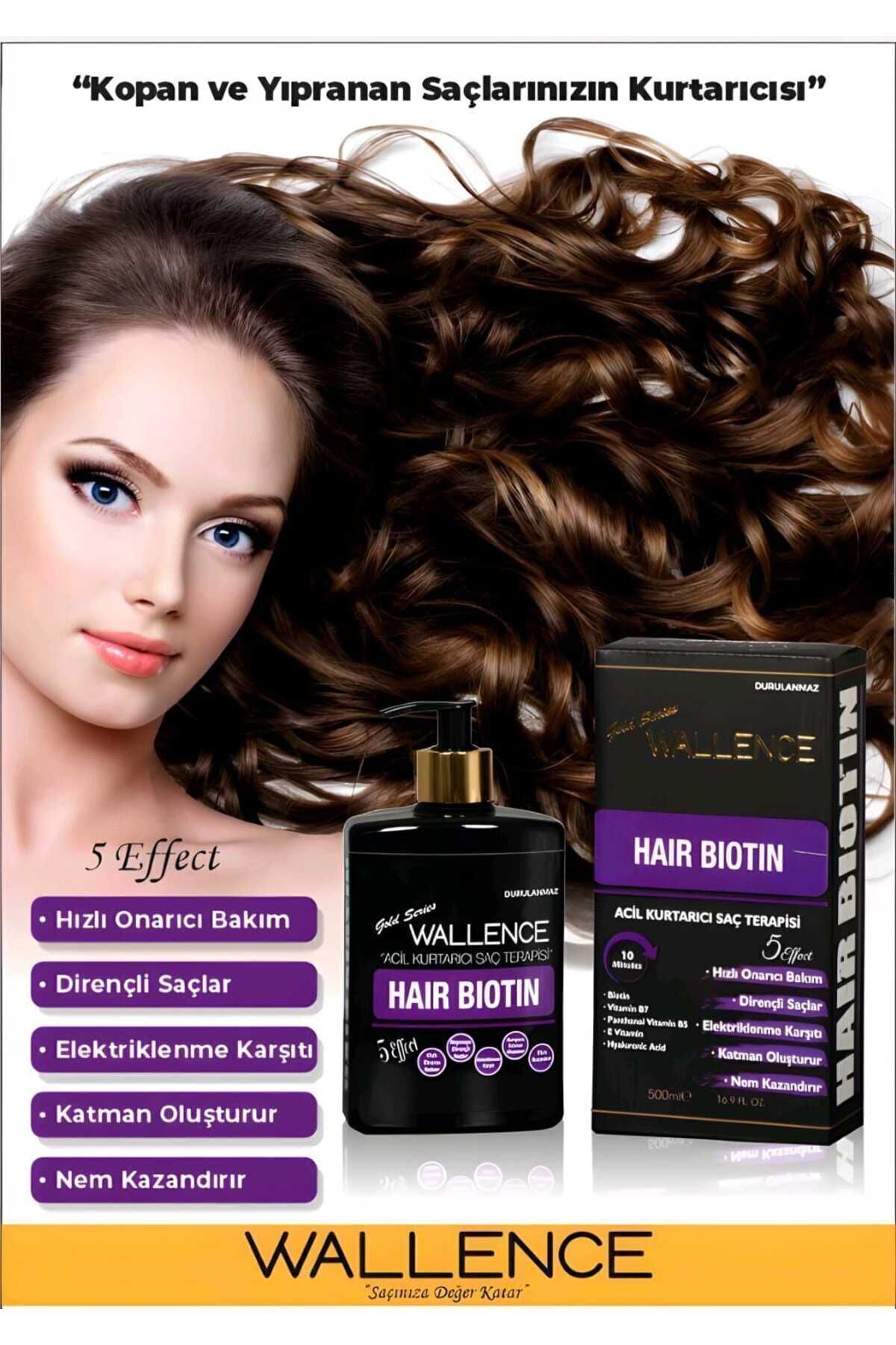 Saç Besleyici Onarıcı Kurtarıcı Biotin 500ml — PR0014 — تصویر 5 از 5