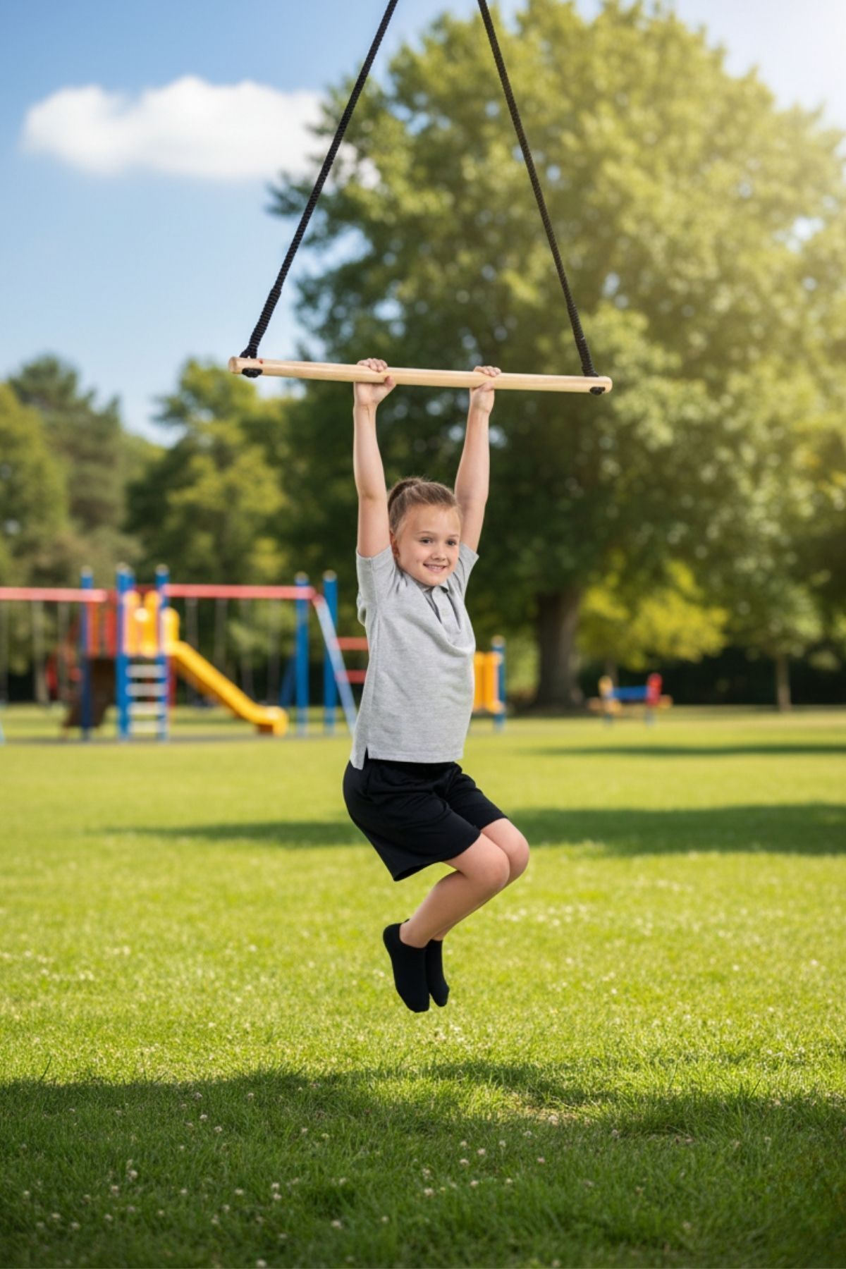 Svava Montessori Eğitici Trapez Bar, Duyusal Terapili Çocuk Aktivite Jimnastik Gelişim Salıncağı fotoğrafı 2 (önizleme)