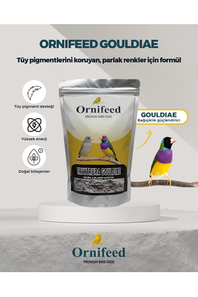 Ornifeed Eryhtrura gouldiae 1 kg Afrika İspinozları İçin Mama