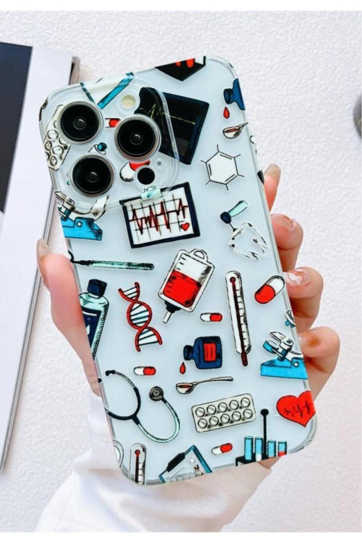 Iphone 14 Pro Max Case Pattern Transparent Silicone Case