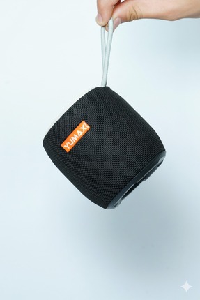 yumax Taşınabilir Bluetooth Hoparlör – Renkli LED Işıklı, 5W Güç, SD & USB De...