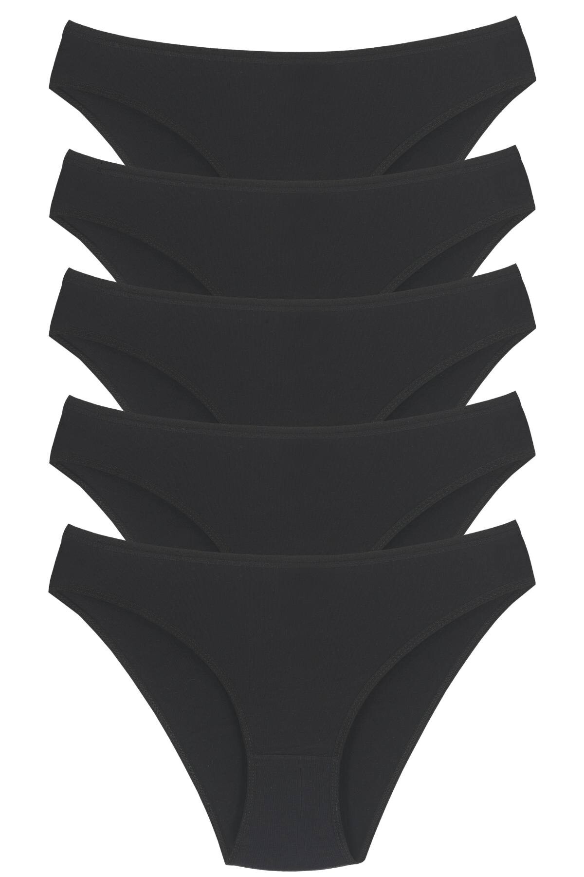 Newlilla 1001 Kadın 5'lı Günlük Slip Külot V16 görsel 2
