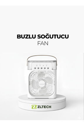 ZLTECH Taşınabilir Kablolu Su Püskürtmeli Buzlu Serinletici Vantilatör MINI FAN
