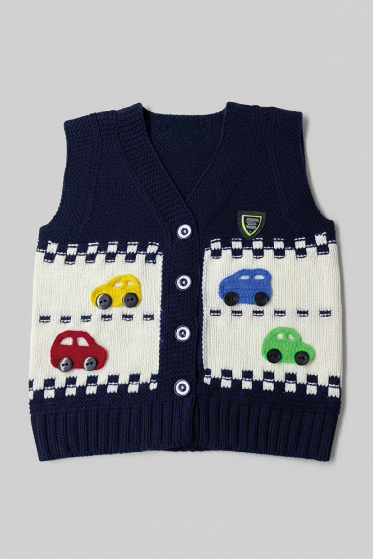 LilJoy Çocuk Triko Arabalı Yelek- 1-5 Yaş fotoğrafı 3 (önizleme)