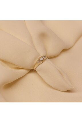 TAHAN MÜCEVHERAT Opal Taşlı Damla Modern Yüzük-13