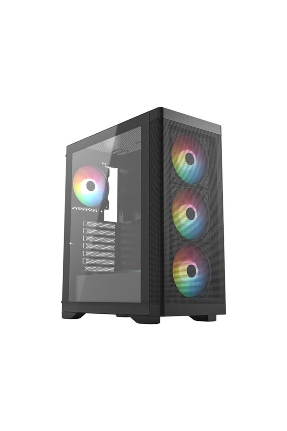 Nil AVM Frısby Fc9480G 600W +80 Bronze Rgb 4X8120Mm Fan Gaming Siyah Kasa