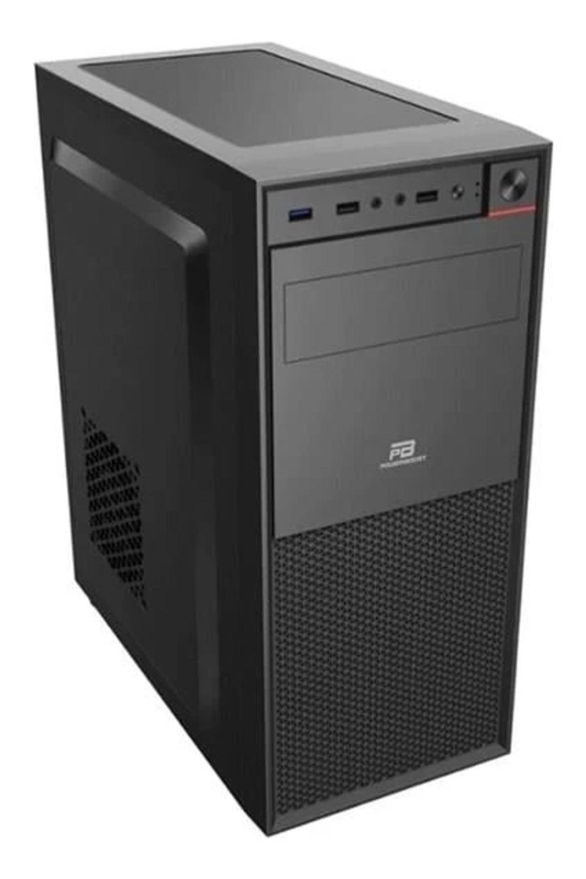 Nil AVM PowerBoost PB-A400B 400W DVD Yuvalı Panel 12cm fan +usb 3.0 Atx Kasa