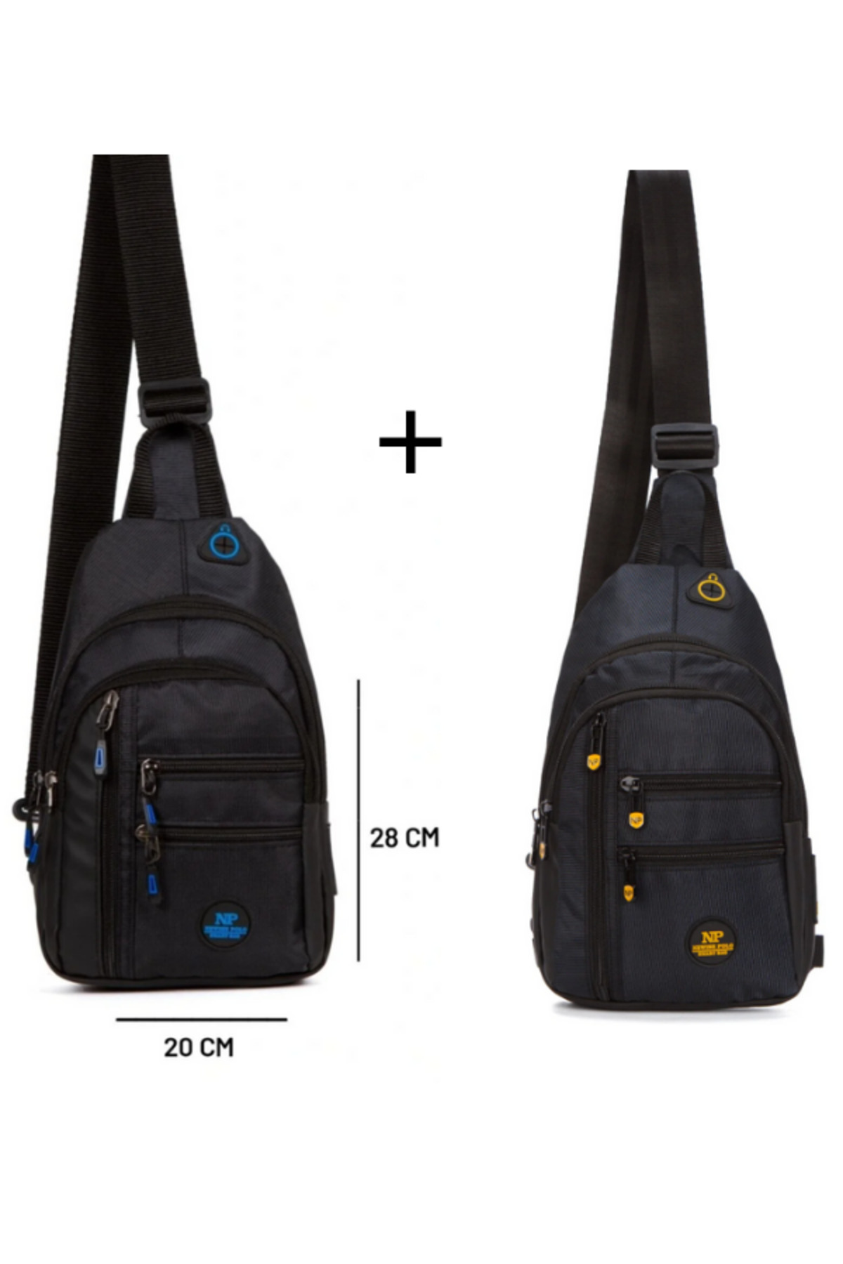 Newish Polo Unisex Su Geçirmez Kulaklık Usb Çıkışlı Çapraz Askılı Çanta Bel Omuz Ve Göğüs Çanta Günlük Bodybag