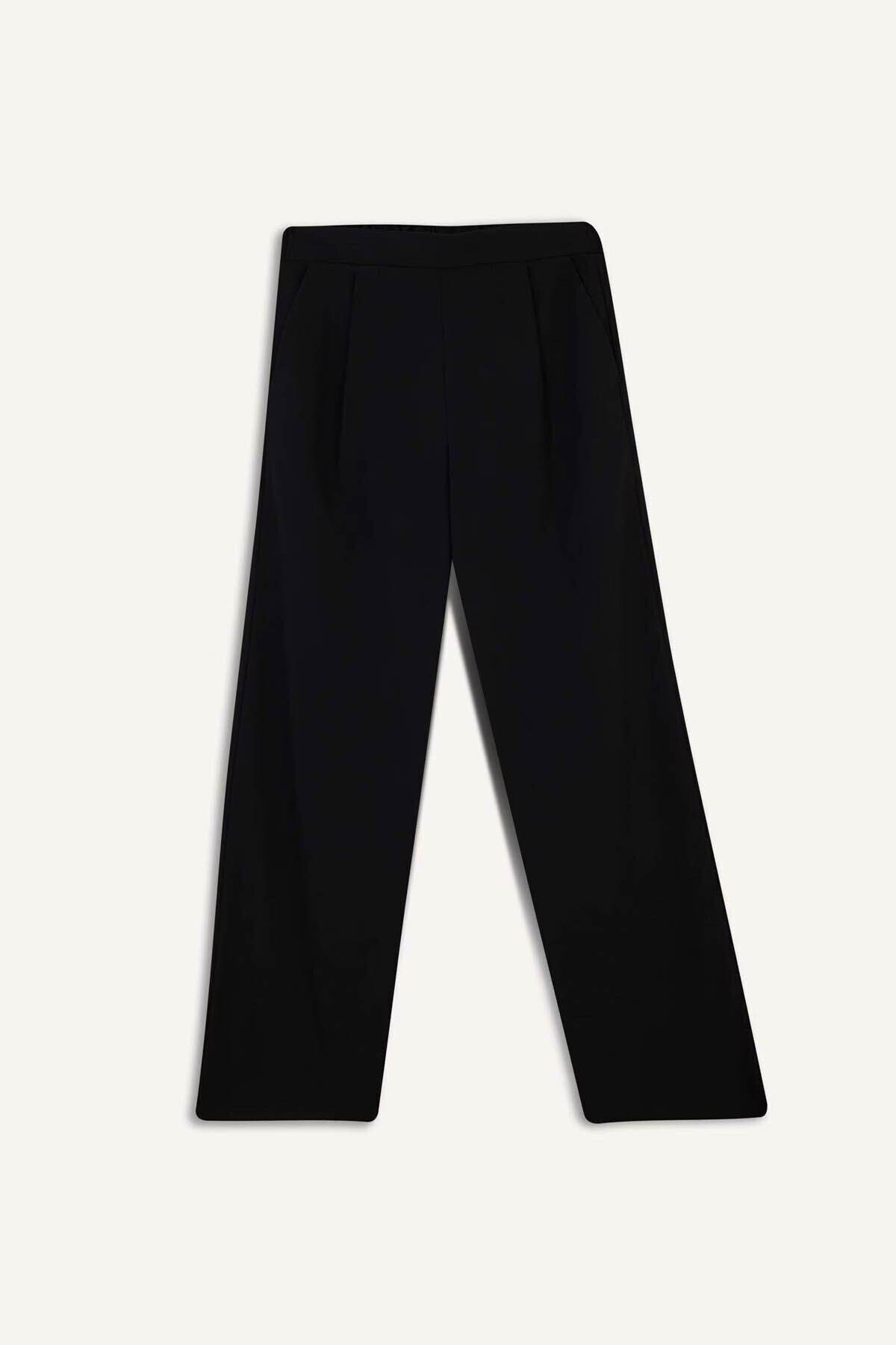 DeFacto Straıght Fit Geniş Paça Pantolon F5413AX25AU görsel 7