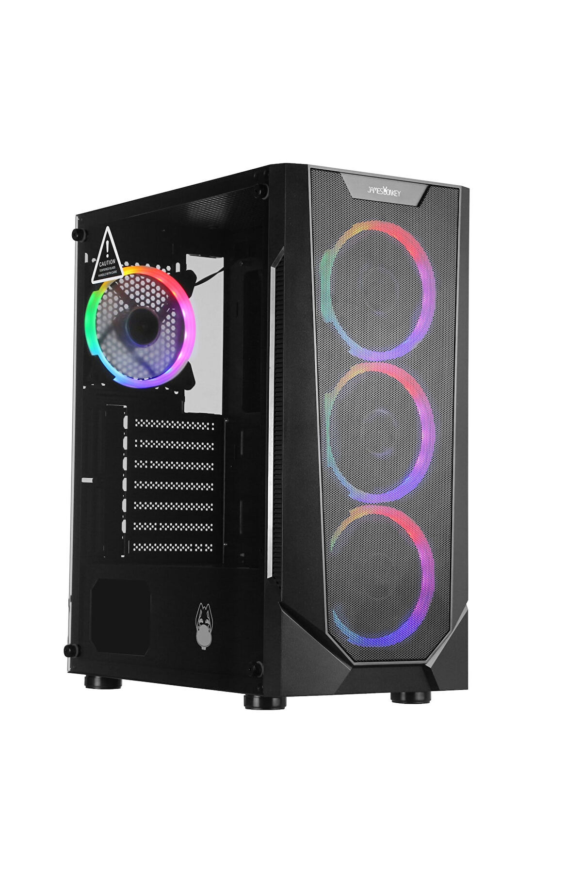 James Donkey Helix H800 4Xrbw Atx 550W Gaming Boş Bilgisayar Kasası