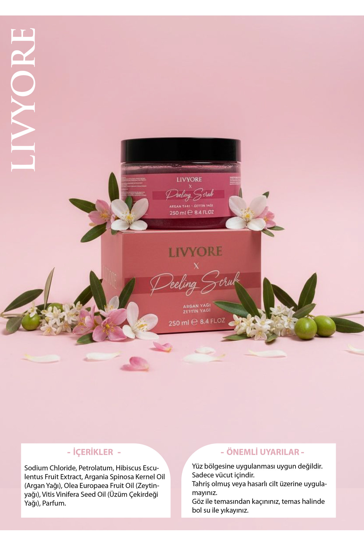 Argan & Zeytin Yağlı Peeling Scrub Vücut Peelingi 250 ml — vucütpeelingi — تصویر 5 از 6