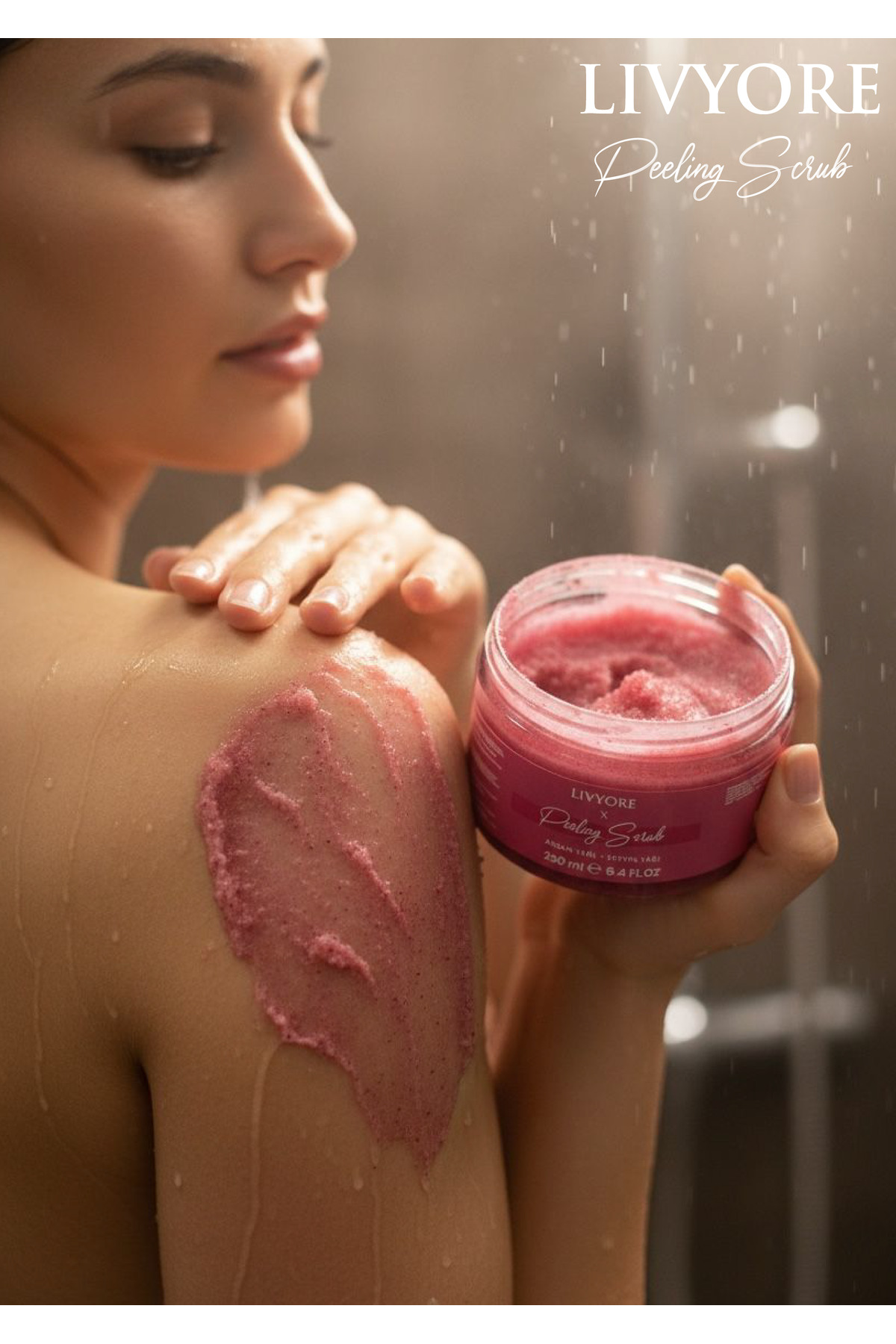 Argan & Zeytin Yağlı Peeling Scrub Vücut Peelingi 250 ml — vucütpeelingi — تصویر 6 از 6