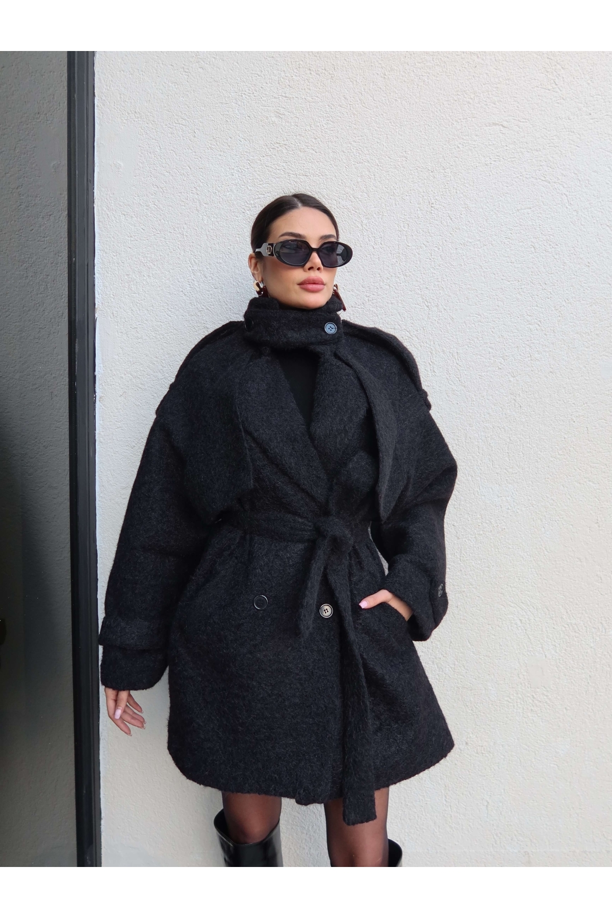 ESRAHELVACI  Kırçıllı Bağlamalı Kaban - Görsel 4