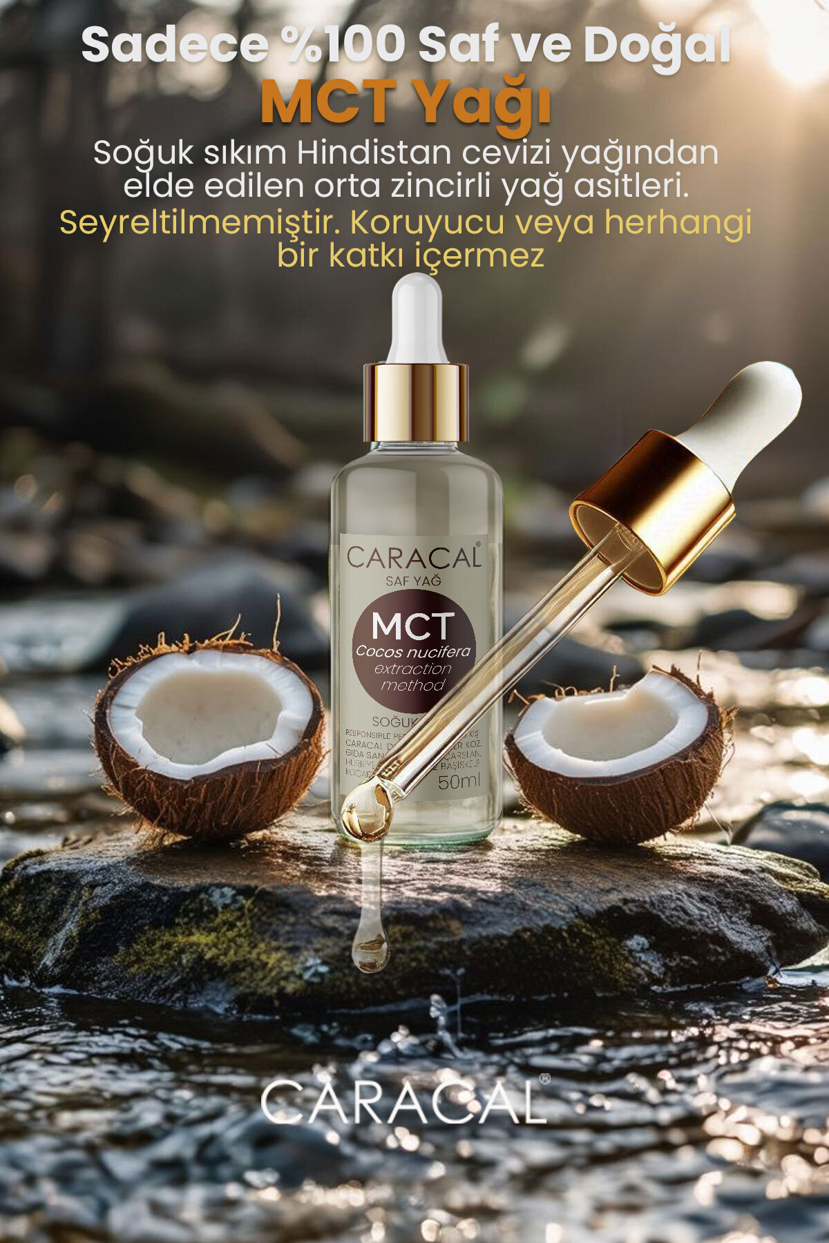 ۵۰ میلی‌لیتر روغن MCT خالص طبیعی، فشرده شده با روغن نارگیل از کوکوس نوسیفرا - روغن MCT خالص طبیعی، نارگیل مایع — تصویر 2 از 2