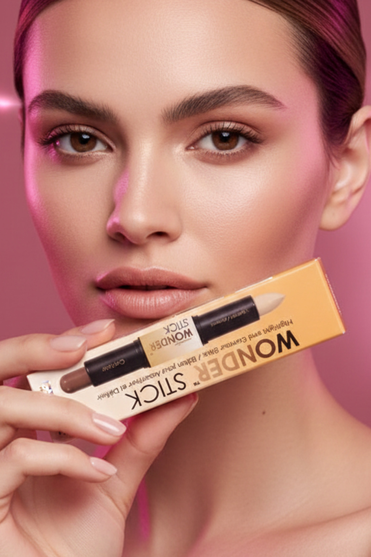 monangel Kadın Yumuşak Dokulu Çift Taraflı Stik Kontür Profesyonel Stick Contour