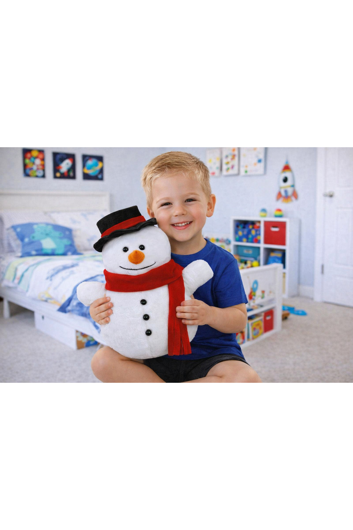 آدم‌برفی پولیشی ۳۰ سانتی‌متری - اسباب‌بازی پولیشی - محصول اصلی دارای مجوز