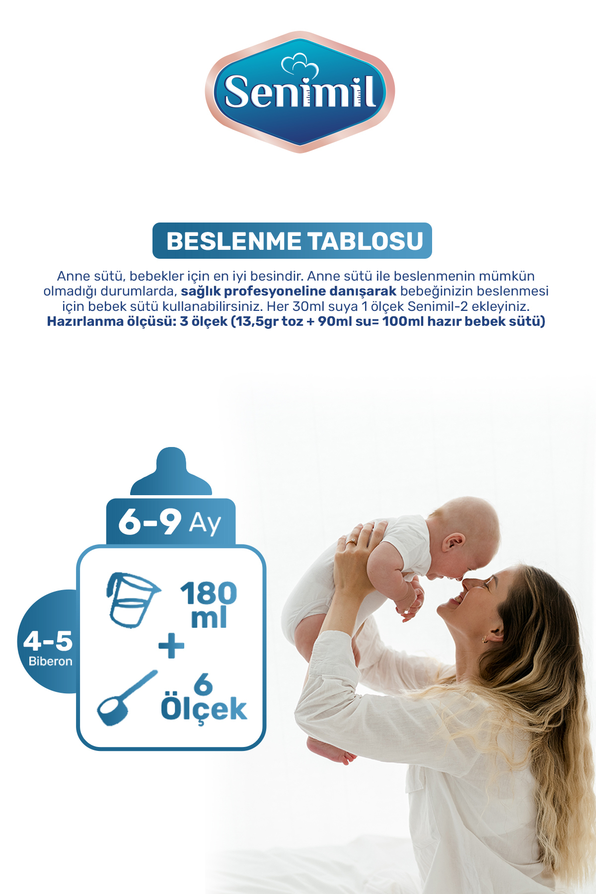 SENİMİL 2 BEBEK DEVAM SÜTÜ 250 GR (6-9 AY) fotoğrafı 3 (önizleme)