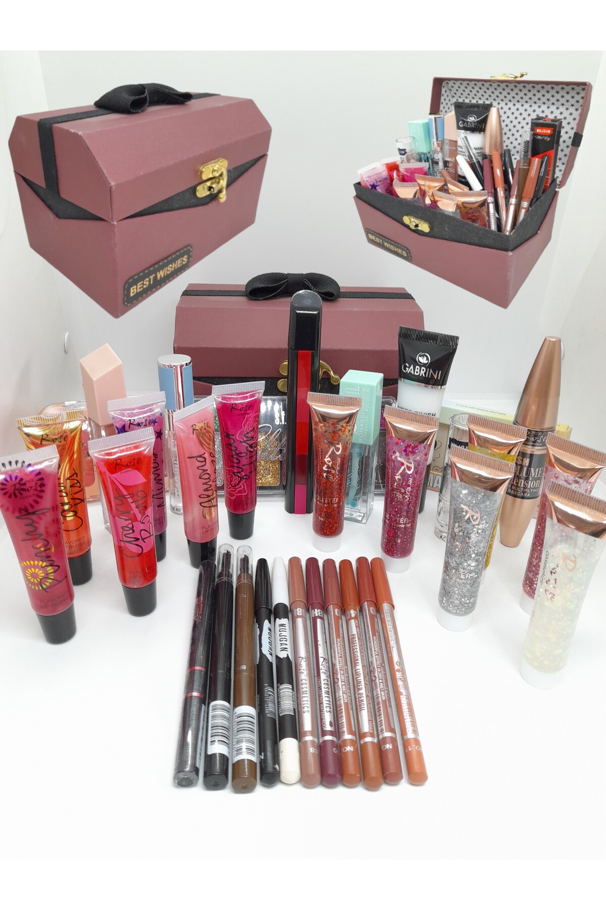 コスメなど39点セット♡ BBeauty Glitter Woman Hediye Makyaj Seti 33 Parça Sevgililer Günü