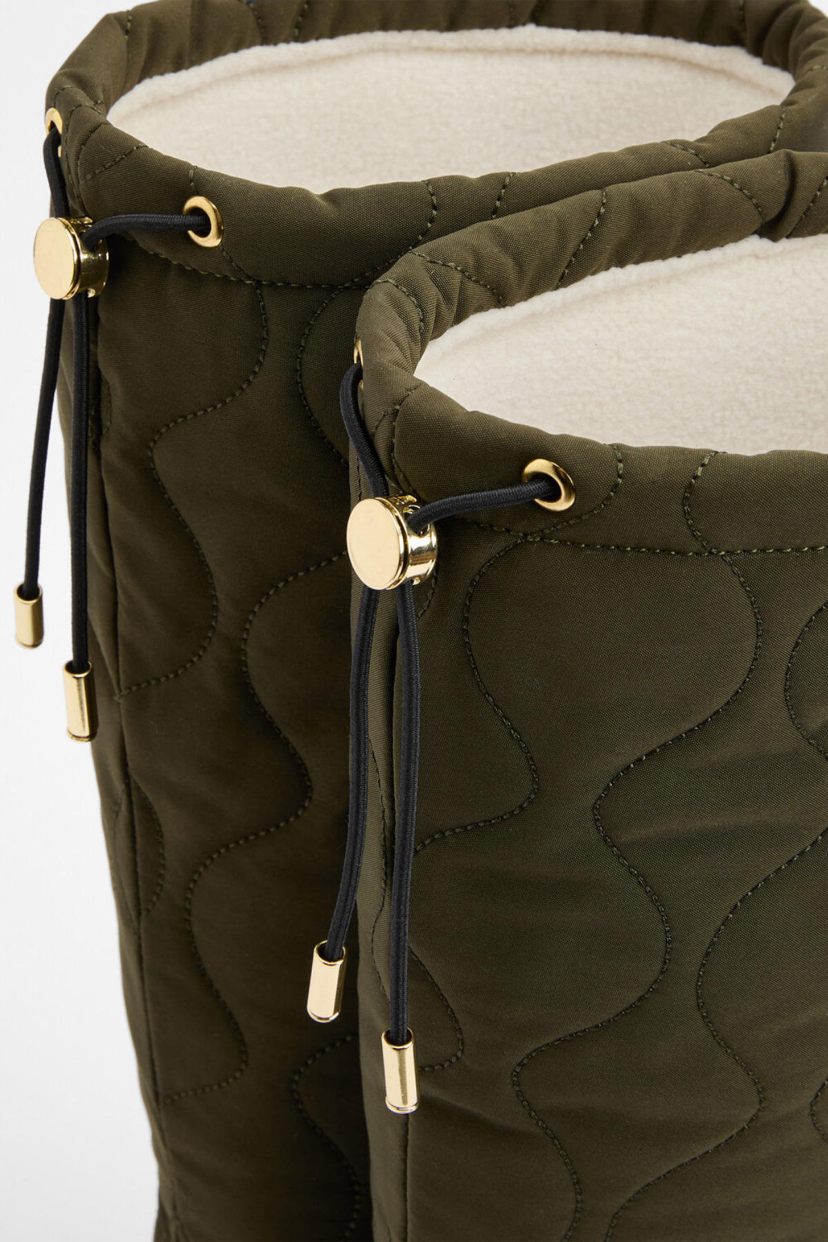 Barbour Marnie Kapitone Tall Welly Çizme OL71 Olive-Black görsel 7