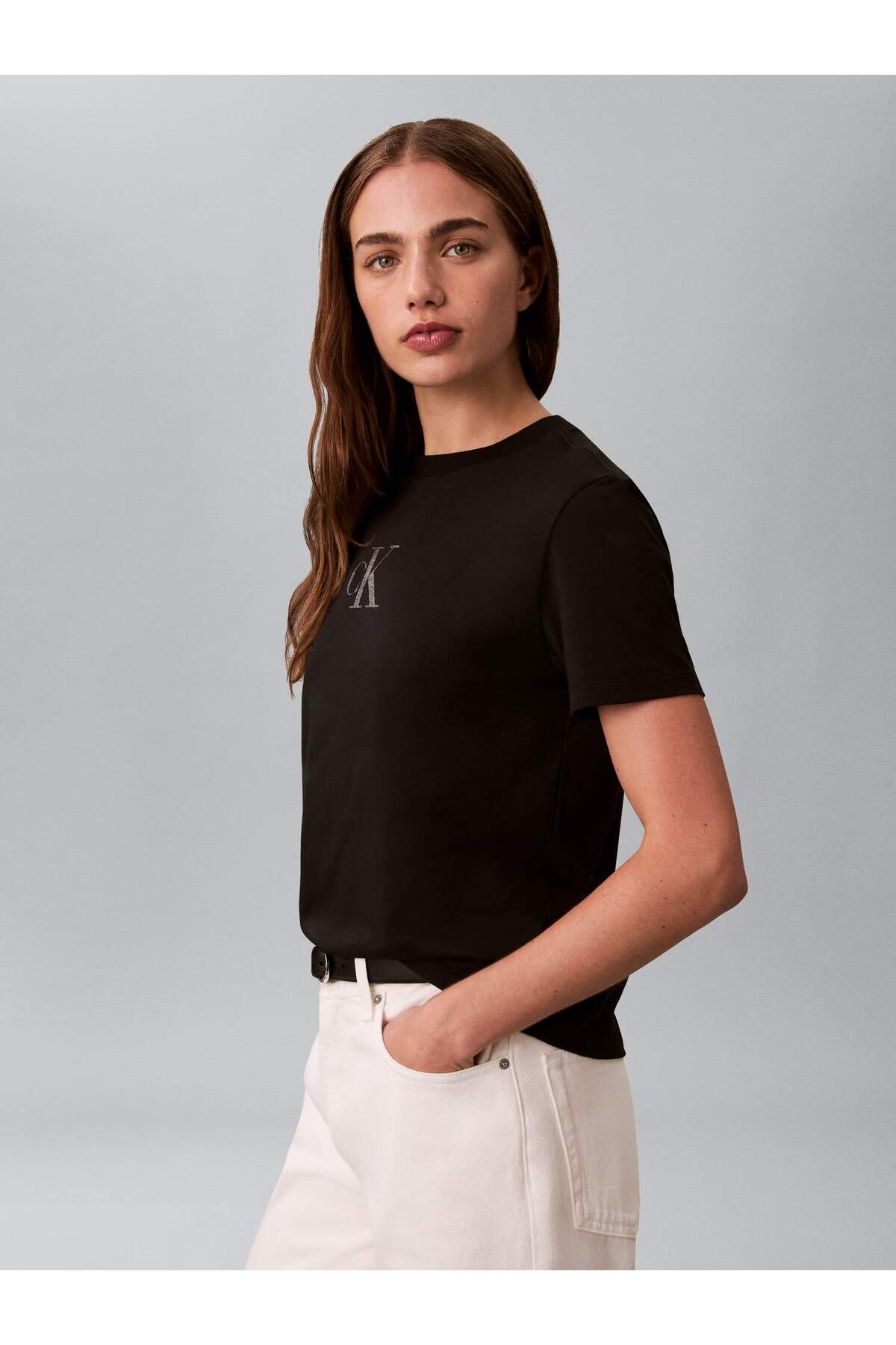 Calvin Klein  Kadın Tişört-LV047E804G - Görsel 5