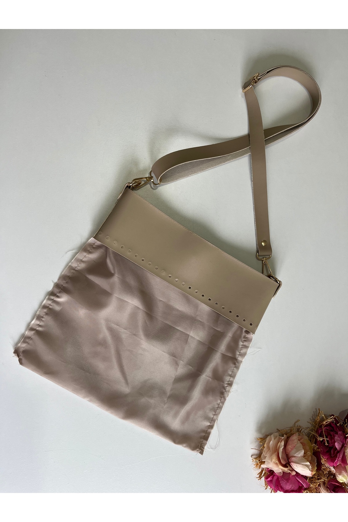 Faux Leather Lined Bag Kit for Knitted Bags