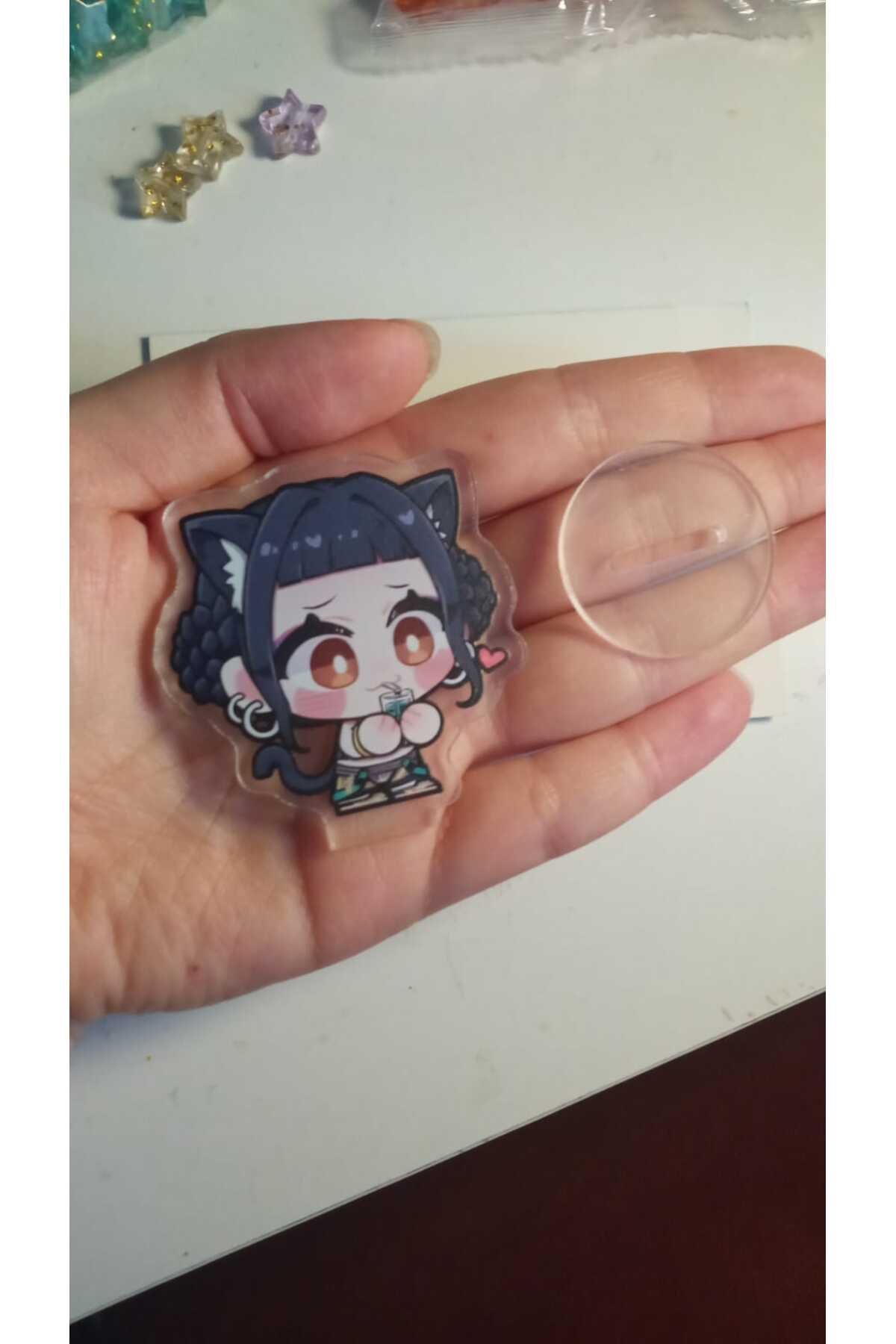Atölye Moonlit Kpop Demon Hunters Zoey Akrilik Figür (5 cm