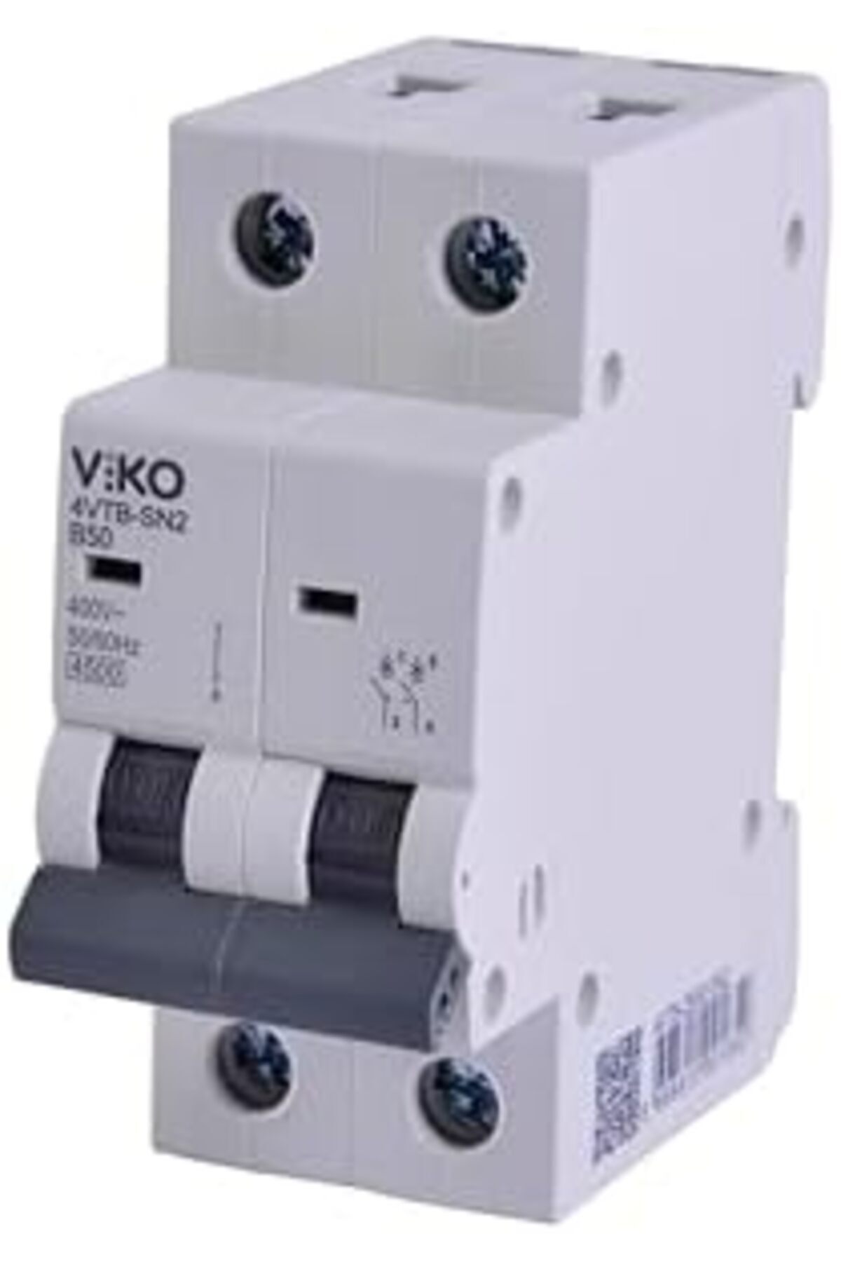 BRF NwoTeknoloji 4VTB-2B50 Otomatik Sigorta 4,5kA B Tipi 2 Kutup 50A 1205362