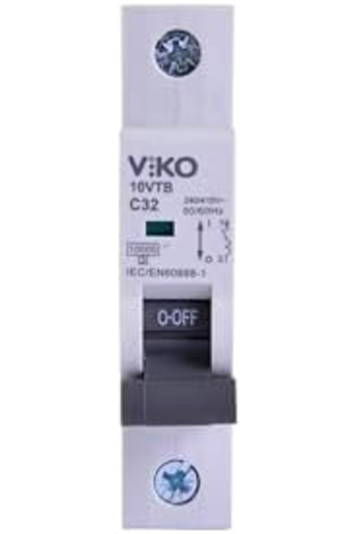 BRF NwoTeknoloji 10VTB-1C32 Otomatik Sigorta 10kA C Tipi 1 Kutup 32A 1205362