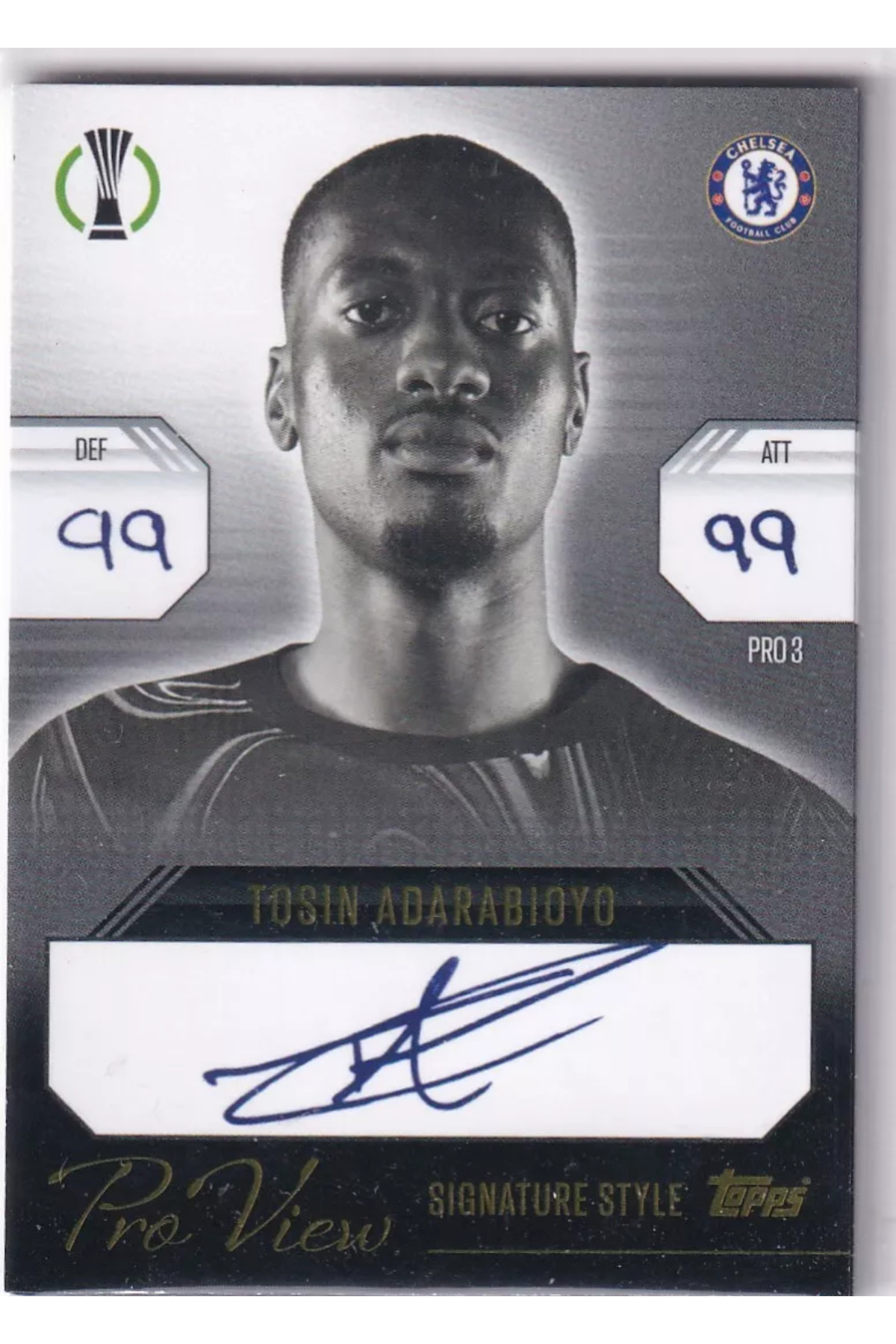 Topps Match Attax CL Extra 24/25 PRO 3 Tosin Adarabioyo Pro View