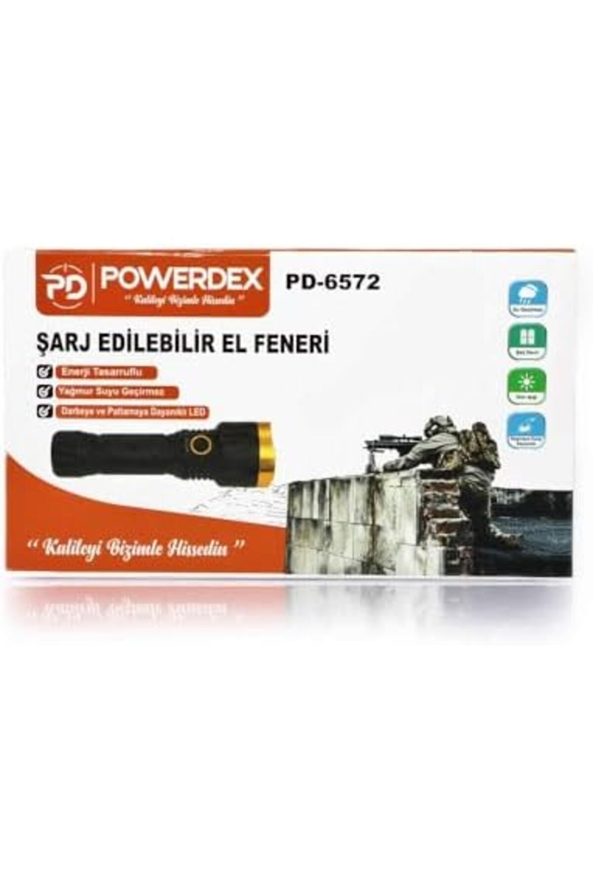 BRF FreedomStoree PD-6572 2800 Lümen LED Şarjlı El Feneri 1196822