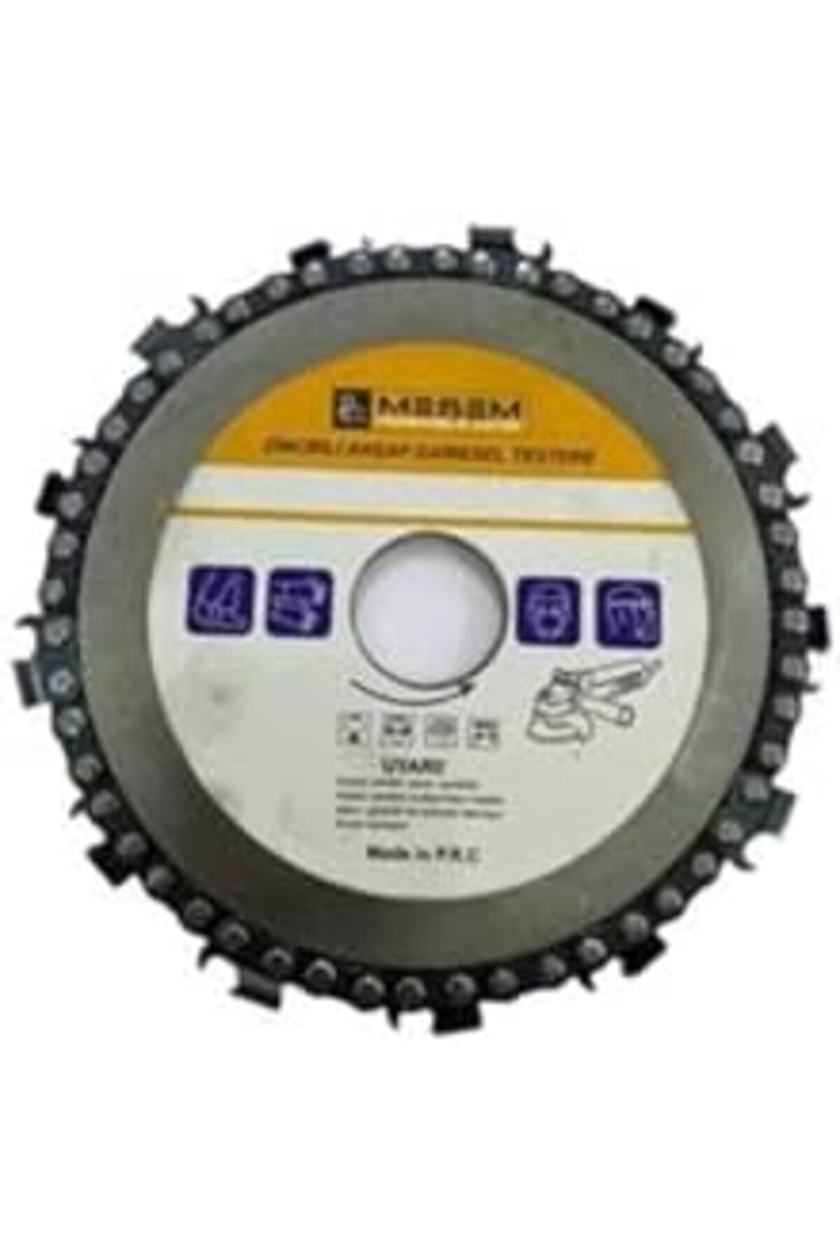 BRF NwoTeknoloji Profesyonel Zincirli Daire Testere, 180 Mm Çapında, Metal Kesim İçin, Dayanıklı Çelik M