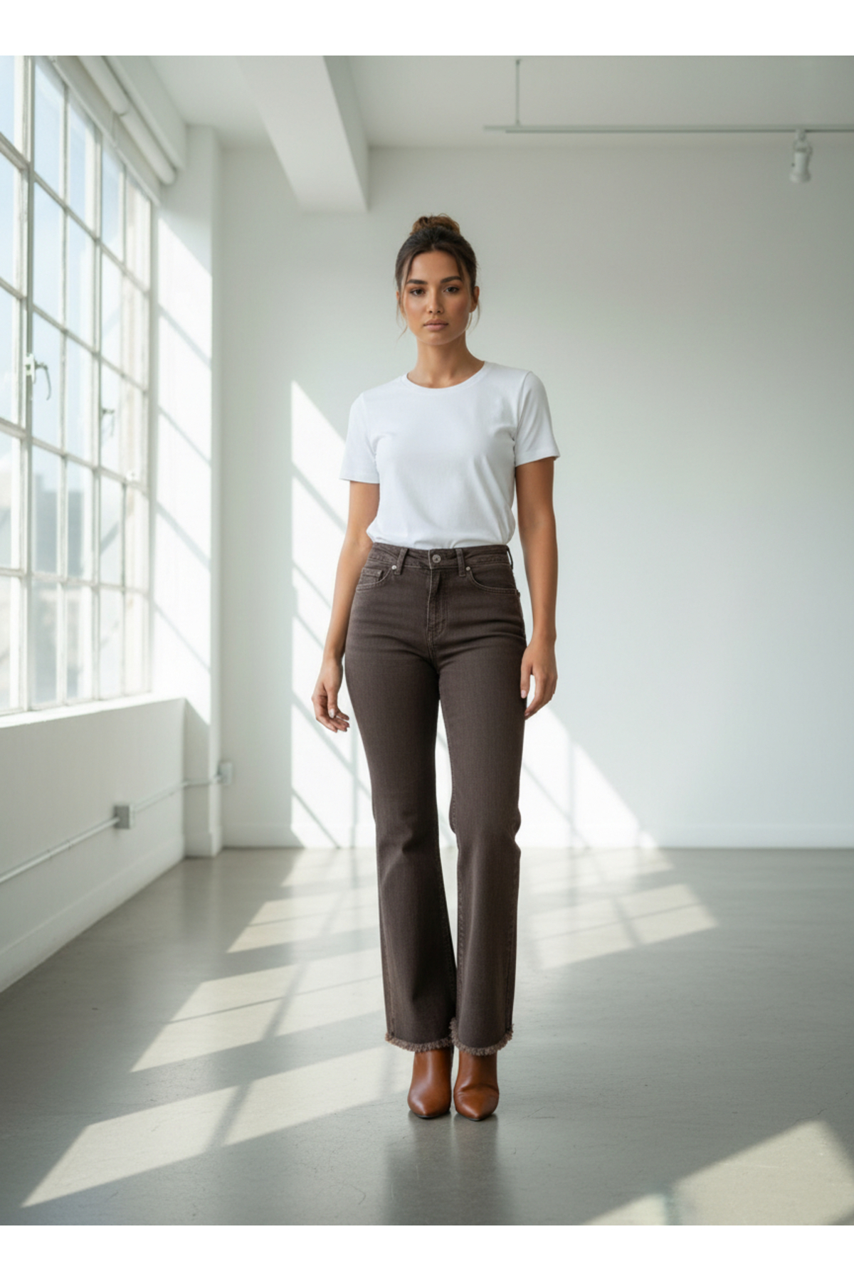 VETTA  Denim Ekstra Likralı Boru Paça Pantolon 7403