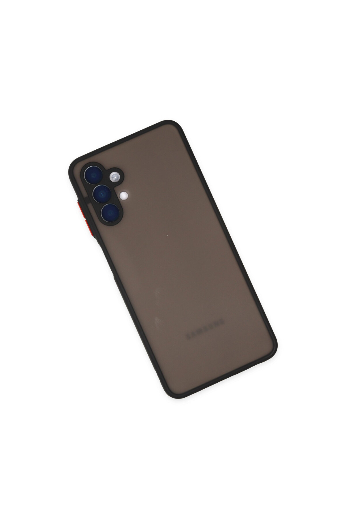 Samsung Galaxy A04S İçin Uyumlu Buzlu Tasarım Renkli Tuş Mat Tasarım Sararmaz Kılıf