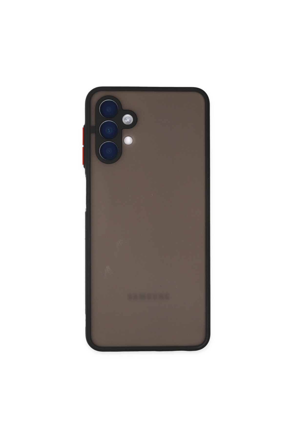 Samsung Galaxy A04S İçin Uyumlu Buzlu Tasarım Renkli Tuş Mat Tasarım Sararmaz Kılıf