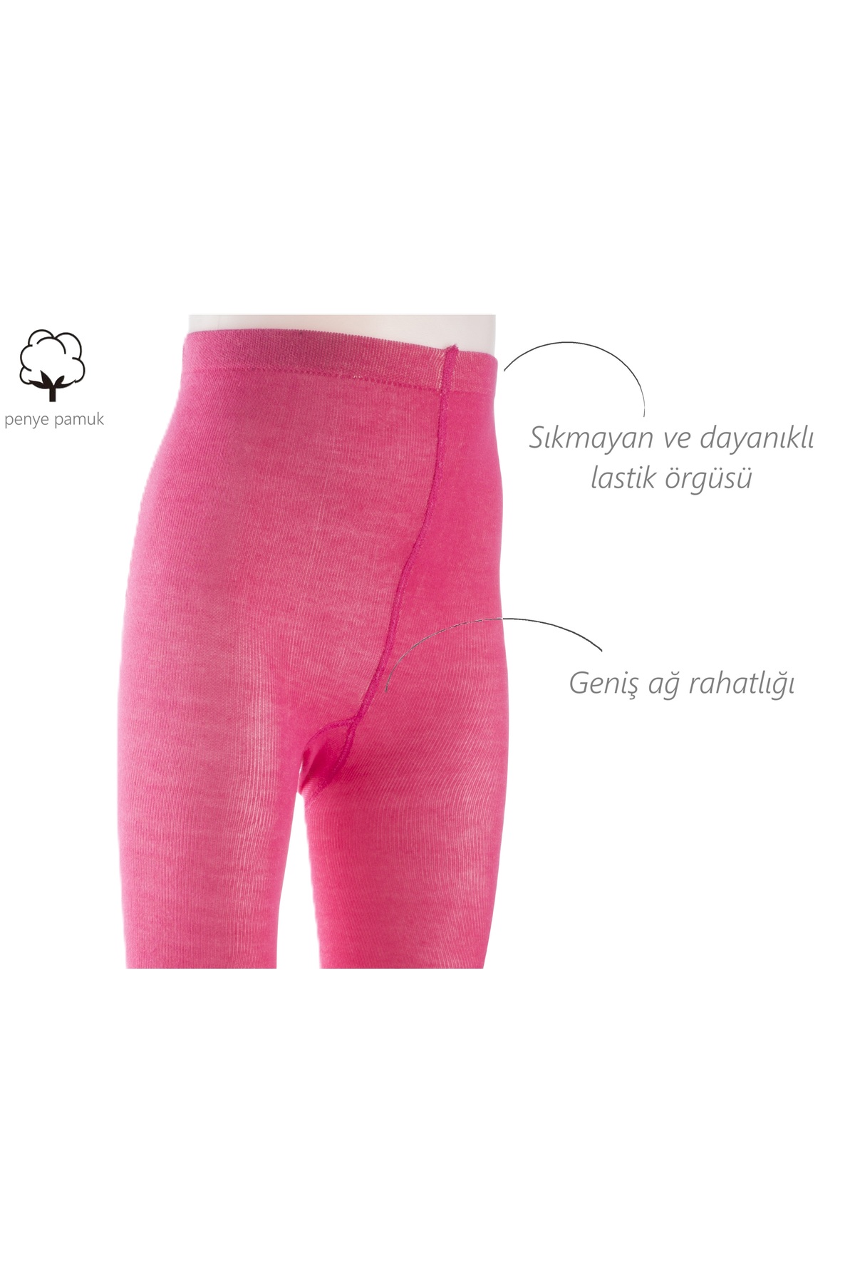 Moyra Socks Çocuk - Bebek Pamuklu Külotlu Çorap fotoğrafı 3 (önizleme)