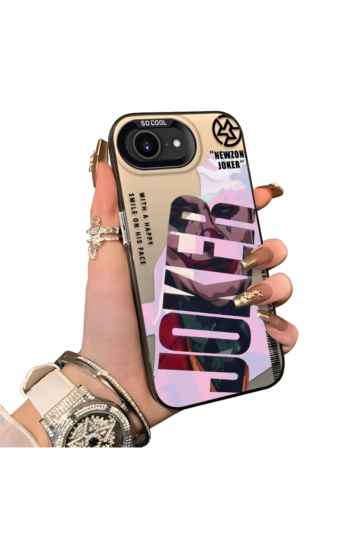 hard Acrylic Back Silicone Edge Lens Protection Case Compatible with iPhone 16e/17e