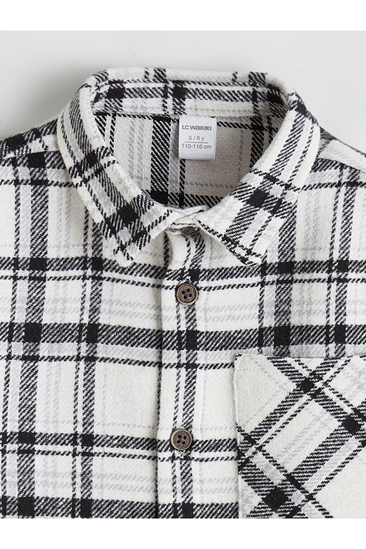 LC Waikiki Ekose Erkek Çocuk Oduncu Gömlek fotoğrafı 5 (önizleme)